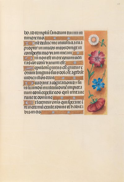 Hours of Dronning Isabella den Katolik, Dronning af Spanien: Fol. 228r, ca. 1500. af Master of the First Prayerbook of Maximillian