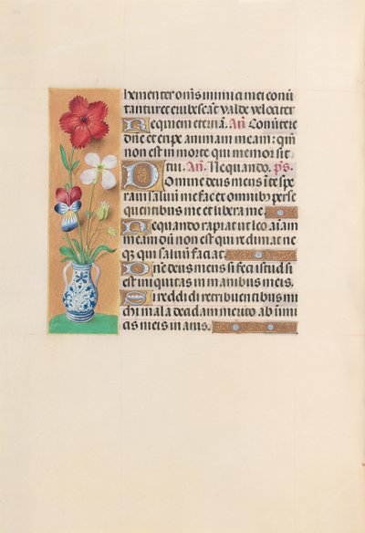 Hours of Dronning Isabella den Katolik, Dronning af Spanien: Fol. 229v, ca. 1500. af Master of the First Prayerbook of Maximillian