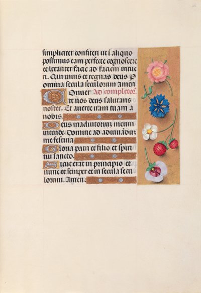 Hours of Dronning Isabella den Katolik, Dronning af Spanien: Fol. 22r, c. 1500. af Master of the First Prayerbook of Maximillian