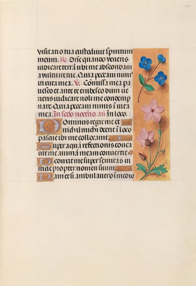 Dronning Isabella den Katolskes timer, dronning af Spanien:  Fol. 233r af Master of the First Prayerbook of Maximillian