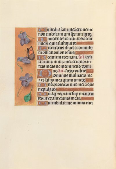 Hours of Dronning Isabella den Katolik, Dronning af Spanien: Fol. 235v, ca. 1500. af Master of the First Prayerbook of Maximillian