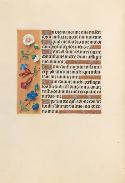 Hours of Dronning Isabella den Katolik, Dronning af Spanien: Fol. 243v, ca. 1500. af Master of the First Prayerbook of Maximillian