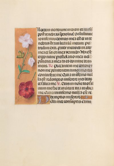 Hours of Dronning Isabella den Katolik, Dronning af Spanien: Fol. 244v, ca. 1500. af Master of the First Prayerbook of Maximillian
