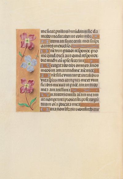 Hours of Dronning Isabella den Katolik, Dronning af Spanien: Fol. 251v, ca. 1500. af Master of the First Prayerbook of Maximillian