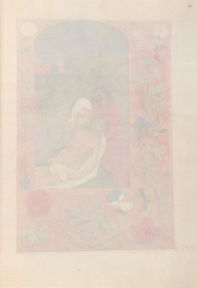 Dronning Isabella den katolske, dronning af Spaniens åbningstider: Fol. 261r, ca. 1500. af Master of the First Prayerbook of Maximillian
