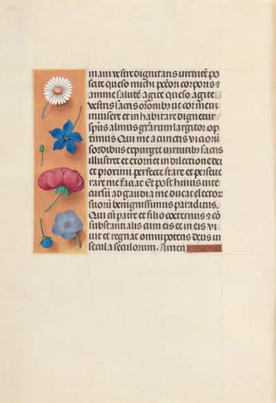 Hours of Dronning Isabella den Katolik, Dronning af Spanien: Fol. 263v, Sankt Gregors messe, ca. 1500. af Master of the First Prayerbook of Maximillian