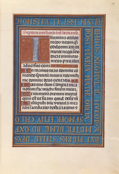 Hours of Dronning Isabella den Katolik, Dronning af Spanien: Fol. 268r, ca. 1500. af Master of the First Prayerbook of Maximillian
