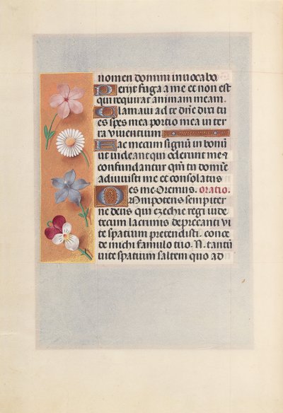 Hours of Dronning Isabella den Katolik, Dronning af Spanien: Fol. 268v, ca. 1500. af Master of the First Prayerbook of Maximillian