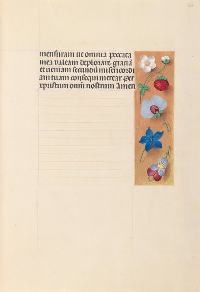 Dronning Isabella den katolske, dronning af Spaniens åbningstider: Fol. 269r, ca. 1500. af Master of the First Prayerbook of Maximillian