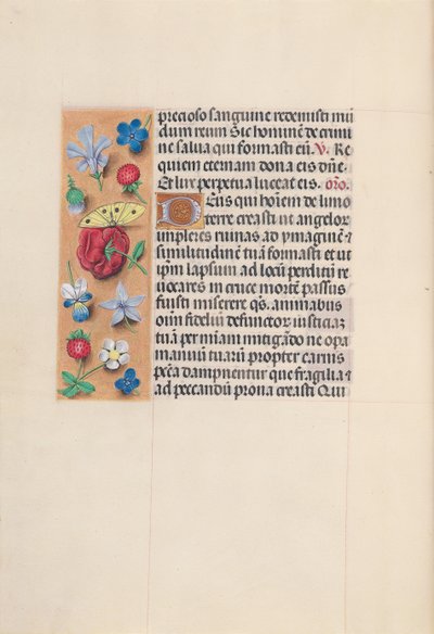 Hours of Dronning Isabella den Katolik, Dronning af Spanien: Fol. 29v, ca. 1500. af Master of the First Prayerbook of Maximillian