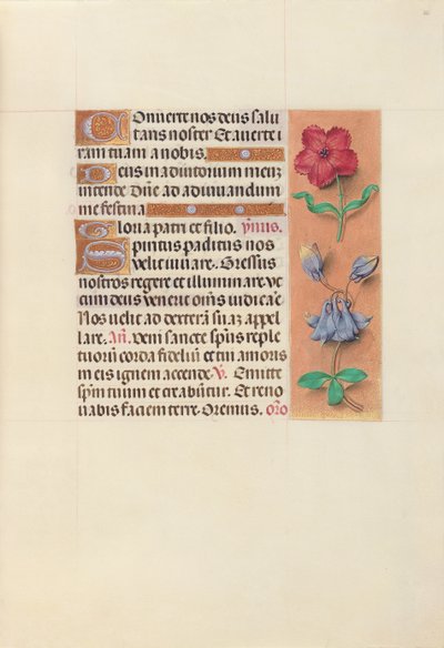 Hours of Dronning Isabella den Katolik, Dronning af Spanien: Fol. 36r, ca. 1500. af Master of the First Prayerbook of Maximillian