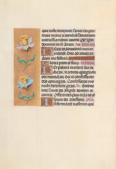 Hours of Dronning Isabella den Katolik, Dronning af Spanien: Fol. 40v, ca. 1500. af Master of the First Prayerbook of Maximillian