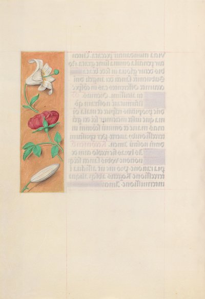 Dronning Isabella den katolske, dronning af Spaniens åbningstider: Fol. 42v, c. 1500. af Master of the First Prayerbook of Maximillian
