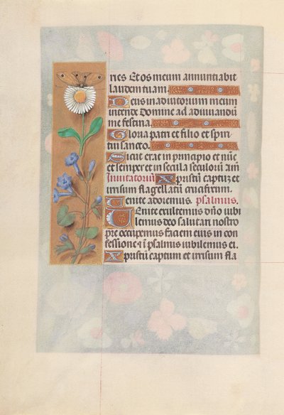 Hours of Dronning Isabella den Katolik, Dronning af Spanien: Fol. 50v, ca. 1500. af Master of the First Prayerbook of Maximillian