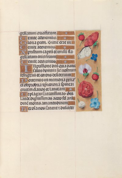 Hours of Dronning Isabella den Katolik, Dronning af Spanien: Fol. 52r, ca. 1500. af Master of the First Prayerbook of Maximillian