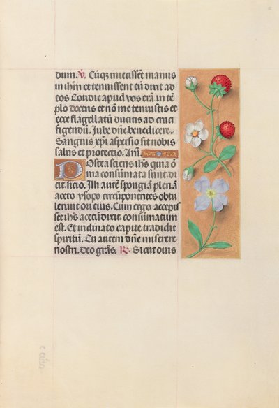 Hours of Dronning Isabella den Katolik, Dronning af Spanien: Fol. 55r, ca. 1500. af Master of the First Prayerbook of Maximillian