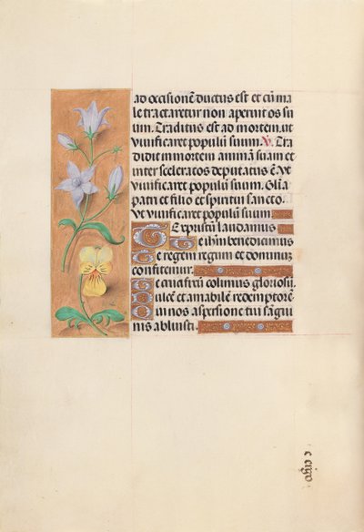Hours of Dronning Isabella den Katolik, Dronning af Spanien: Fol. 55v, ca. 1500. af Master of the First Prayerbook of Maximillian