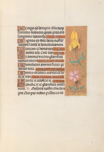 Hours of Dronning Isabella den Katolik, Dronning af Spanien: Fol. 56r, ca. 1500. af Master of the First Prayerbook of Maximillian