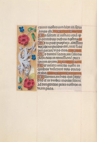 Dronning Isabella den Katolskes timer, dronning af Spanien:  Fol. 59v af Master of the First Prayerbook of Maximillian