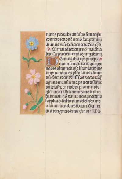 Dronning Isabella den katolske, dronning af Spaniens åbningstider: Fol. 62v, ca. 1500. af Master of the First Prayerbook of Maximillian