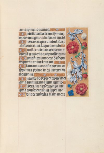Hours of Dronning Isabella den Katolik, Dronning af Spanien: Fol. 70r, ca. 1500. af Master of the First Prayerbook of Maximillian