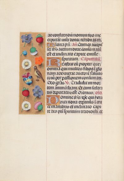 Hours of Dronning Isabella den Katolik, Dronning af Spanien: Fol. 70v, ca. 1500. af Master of the First Prayerbook of Maximillian