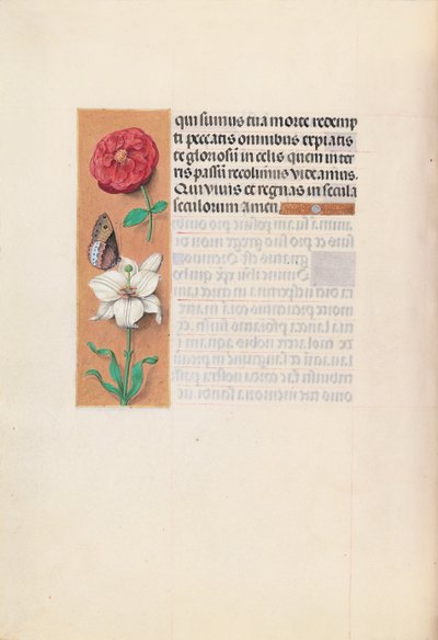 Hours of Dronning Isabella den Katolik, Dronning af Spanien: Fol. 76v, ca. 1500. af Master of the First Prayerbook of Maximillian