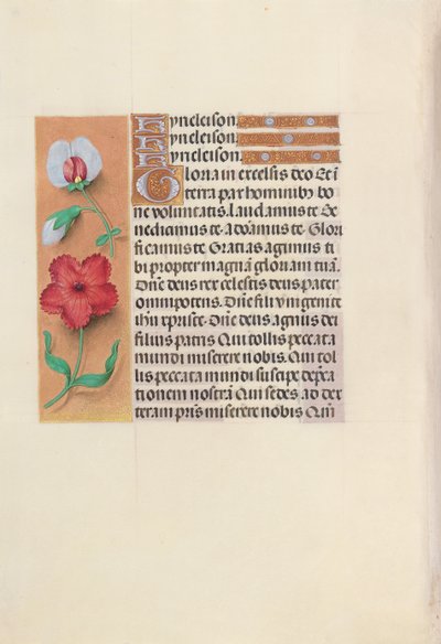 Hours of Dronning Isabella den Katolik, Dronning af Spanien: Fol. 89v, ca. 1500. af Master of the First Prayerbook of Maximillian