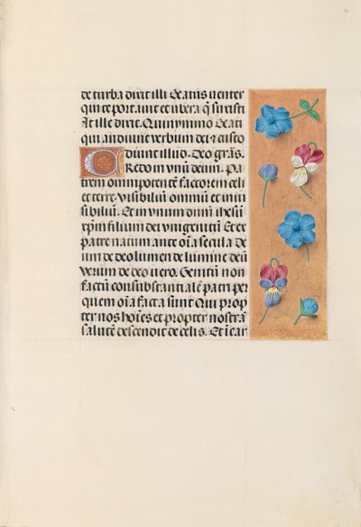 Hours of Dronning Isabella den Katolik, Dronning af Spanien: Fol. 91r, ca. 1500. af Master of the First Prayerbook of Maximillian