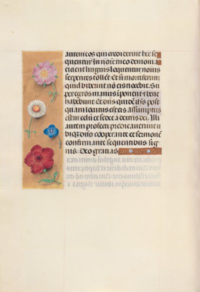 Dronning Isabella den katolske, dronning af Spaniens åbningstider: Fol. 96v, ca. 1500. af Master of the First Prayerbook of Maximillian