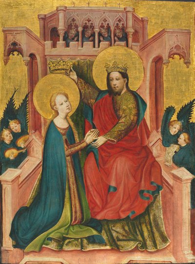 Jomfruens kroning af Master of the Fröndenberg Altarpiece