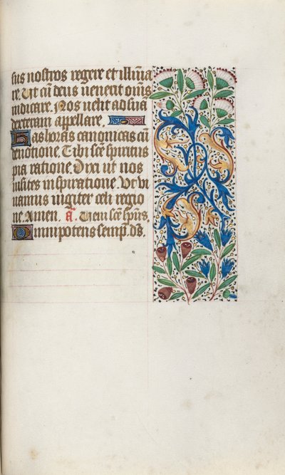 Timebog Brug af Rouen: fol. 102r, ca. 1470. af Master of the Geneva Latini