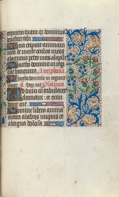 Timebog Brug af Rouen: fol. 104r, ca. 1470. af Master of the Geneva Latini