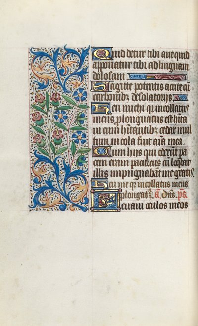 Timebog Brug af Rouen: fol. 104v, ca. 1470. af Master of the Geneva Latini