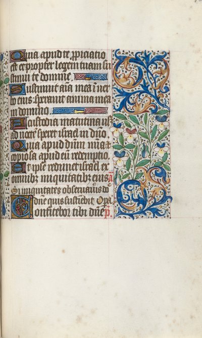 Timebog Brug af Rouen: fol. 106r, ca. 1470. af Master of the Geneva Latini