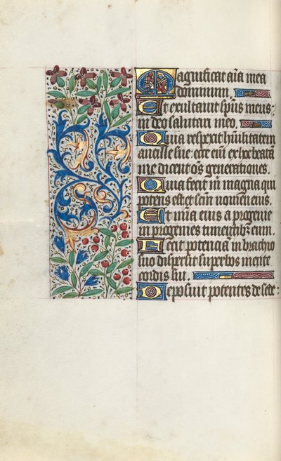 Timebog Brug af Rouen: fol. 107v, ca. 1470. af Master of the Geneva Latini
