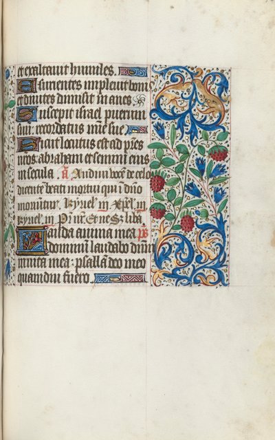 Timebog Brug af Rouen: fol. 108r, ca. 1470. af Master of the Geneva Latini