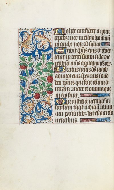 Timebog Brug af Rouen: fol. 108v, ca. 1470. af Master of the Geneva Latini