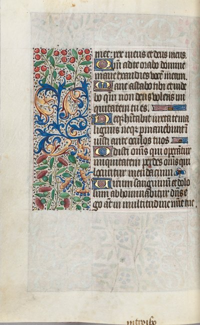 Timebog Brug af Rouen: fol. 110v, ca. 1470. af Master of the Geneva Latini