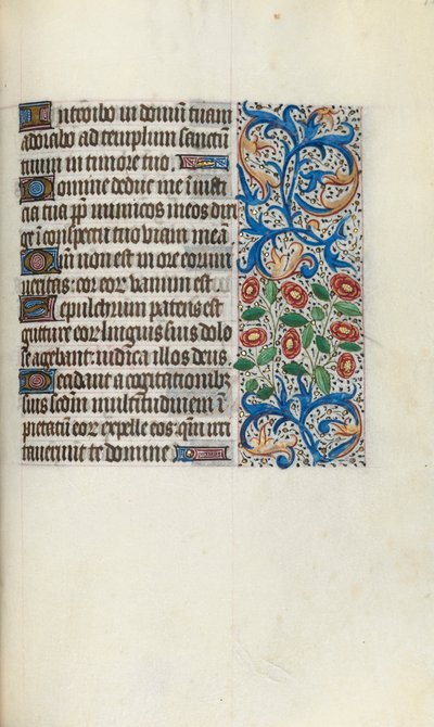 Timebog Brug af Rouen: fol. 111r, ca. 1470. af Master of the Geneva Latini