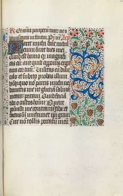 Timebog Brug af Rouen: fol. 115r, ca. 1470. af Master of the Geneva Latini