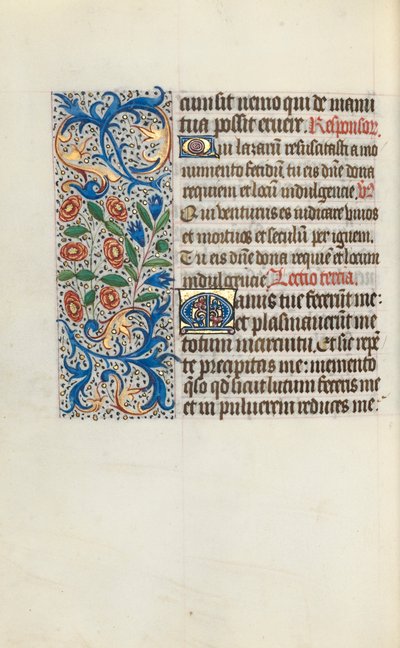 Timebog Brug af Rouen: fol. 116v, ca. 1470. af Master of the Geneva Latini