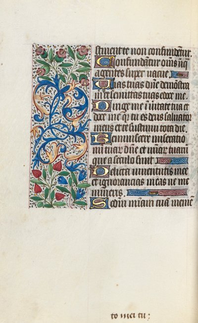 Timebog Brug af Rouen: fol. 118v, ca. 1470. af Master of the Geneva Latini