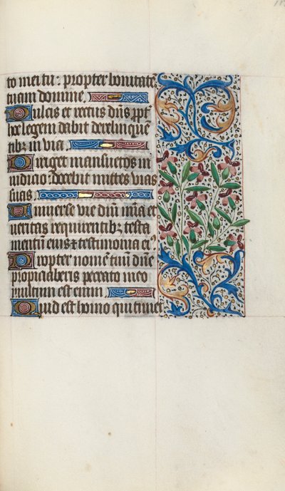 Timebog Brug af Rouen: fol. 119r, ca. 1470. af Master of the Geneva Latini