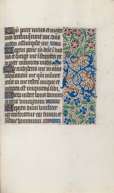 Timebog Brug af Rouen: fol. 122r, ca. 1470. af Master of the Geneva Latini