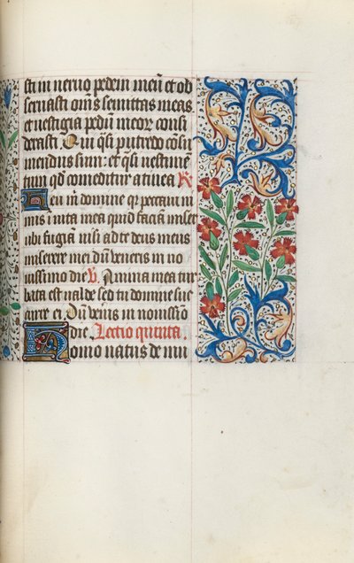Timebog Brug af Rouen: fol. 123r, ca. 1470. af Master of the Geneva Latini