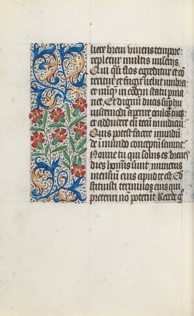 Timebog Brug af Rouen: fol. 123v, ca. 1470. af Master of the Geneva Latini