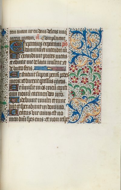Timebog Brug af Rouen: fol. 125r, ca. 1470. af Master of the Geneva Latini