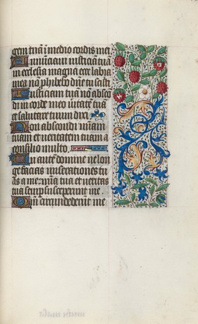 Timebog Brug af Rouen: fol. 126r, ca. 1470. af Master of the Geneva Latini
