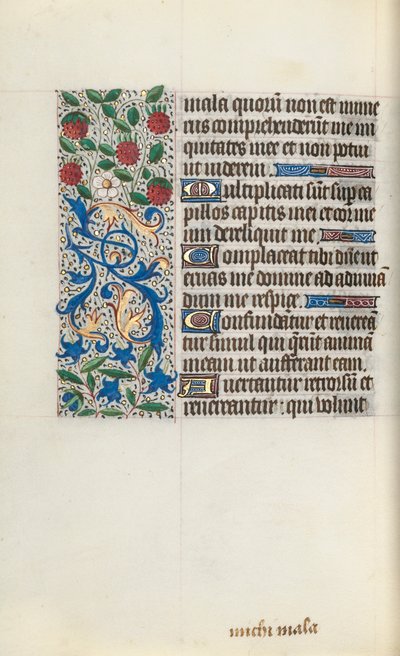 Timebog Brug af Rouen: fol. 126v, ca. 1470. af Master of the Geneva Latini